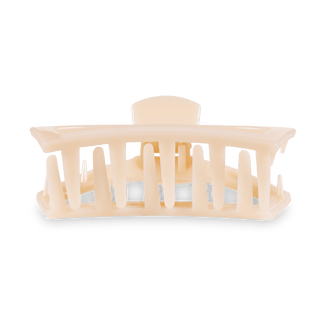Open Almond Beige Small Hair Clip