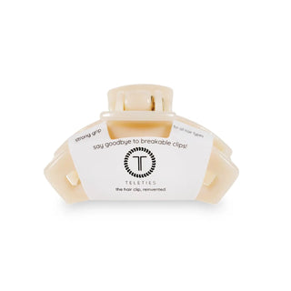 Open Almond Beige Tiny Hair Clip