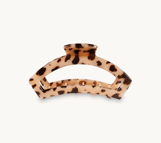 Open Blonde Tortoise Medium Hair Clip