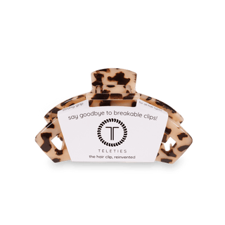 Open Blonde Tortoise Small Hair Clip