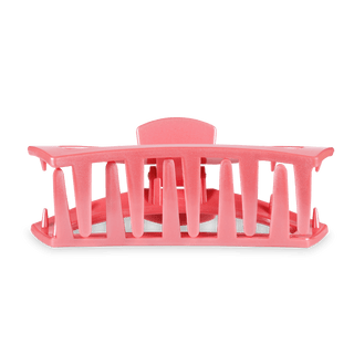 Open Calming Coral Large Hair Clip