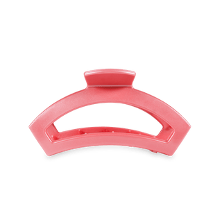Open Calming Coral Small Hair Clip