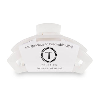 Open Coconut White Large Hair Clip