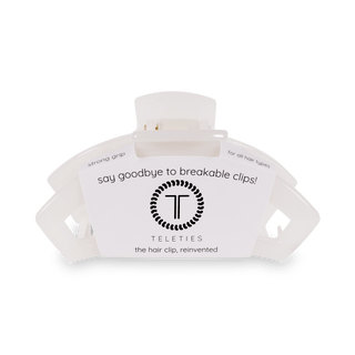 Open Coconut White Small Hair Clip