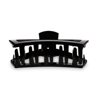 Open Jet Black Small Hair Clip