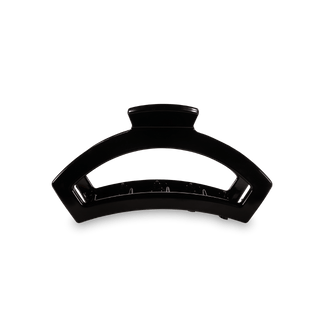 Open Jet Black Small Hair Clip