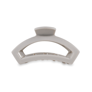 Open Silver Flames Medium Hair Clip