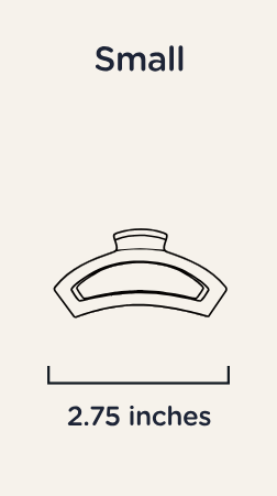 Open Tortoise Small Hair Clip