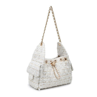 Paisely Boucle Tweed Shoulder Bag