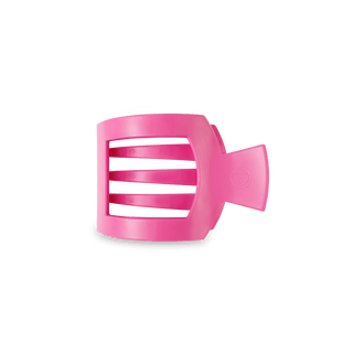 Paradise Pink Small Flat Square Hair Clip