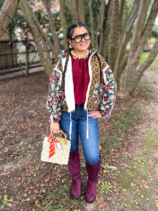 Patchwork Perfection Bomber Jacket