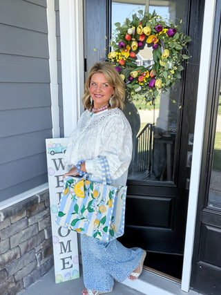 Pattern Play Wide Leg Jeans