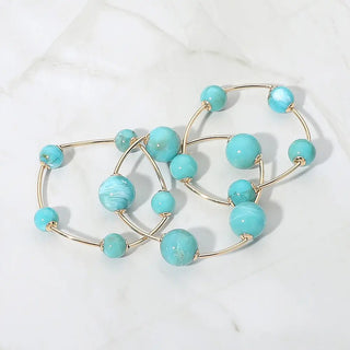 Pearl Stretch Multi Layered Bracelets
