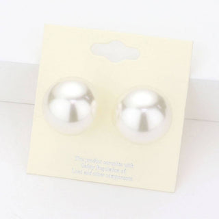 Pair of pearl earrings