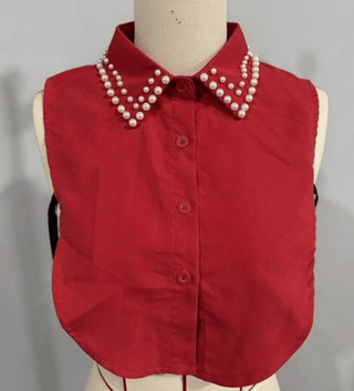 Pearl Studded Collar Dickie