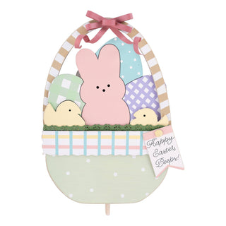Peeps easter basket topper.