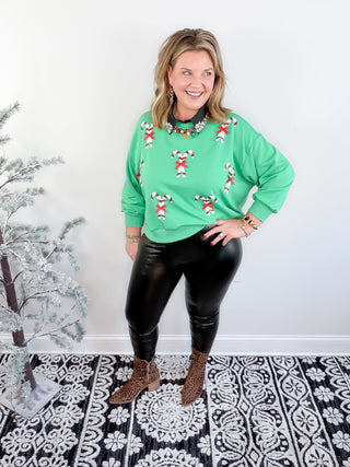 Peppermint Shine Sweatshirt