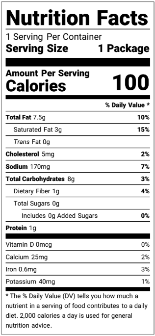 Pimento Cheese Snack Bag