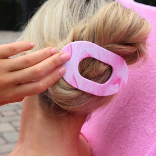 Pinch Me Flat Round Hair Clips