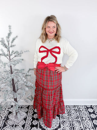 Plaid Me Pretty Maxi Skirt