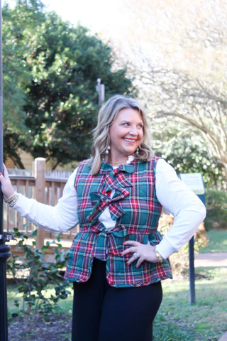 Plaid Perfection Vest | Green