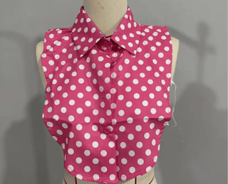 Polka Dot Collar Dickie