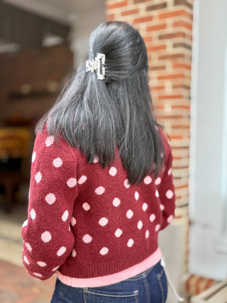 Pretty in Polka Cardigan