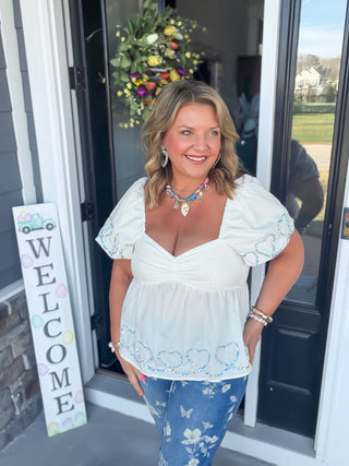 Pretty Little Hearts Blouse