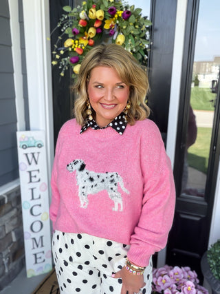 Pretty Pup Fuzzy Sweater