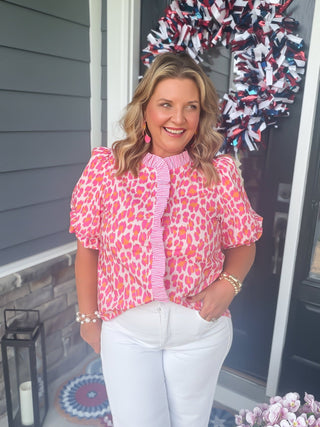 Pretty Wild Ruffle Blouse