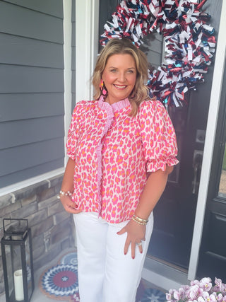 Pretty Wild Ruffle Blouse