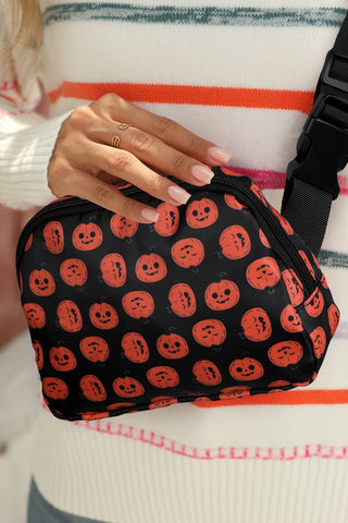 Pumpkin Graphic Crossbody Bag