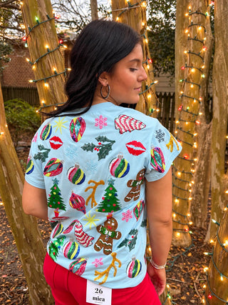 Queen Of Sparkles | Christmas Icons Tee