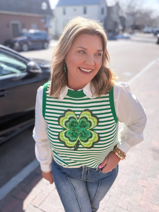 Queen Of Sparkles | Lucky Charm Knit Tank