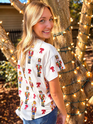 Queen Of Sparkles |  Nutcracker & Bow Tee