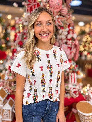 Queen Of Sparkles |  Nutcracker & Bow Tee