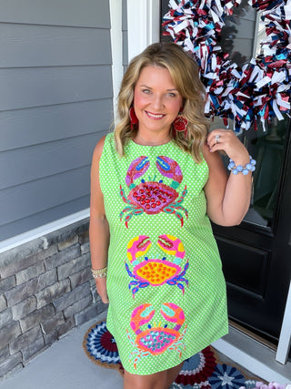 queen of sparkles crab dress