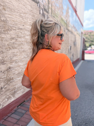 Queen Of Sparkles | Sequin Flower Pumpkin Tee