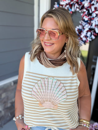 queen of sparkles sequin shell sweater vest
