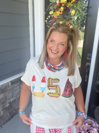 queen of sparkles usa tee
