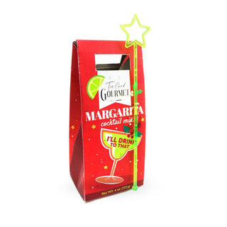 Margarita cocktail mix in a gift box for the holidays.