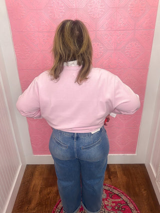 Risen brand, Barrel Babe Jeans, barrel denim, jean, jeans, cuff, stretch, light wash, denim