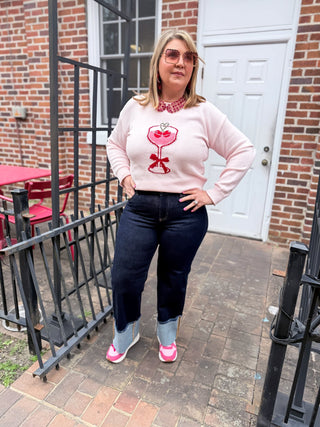 risen dark wash cuff jeans