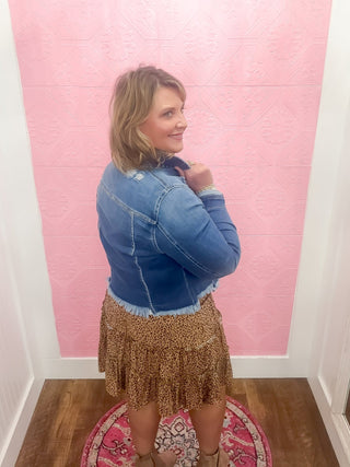 Risen | Frayed & Fearless Denim Jacket