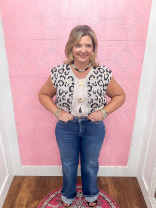 risen medium wash cuff jeans