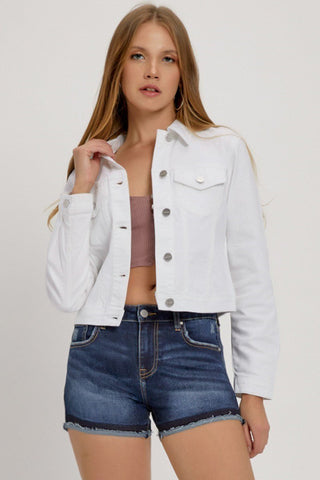 Risen | White Out Denim Jacket