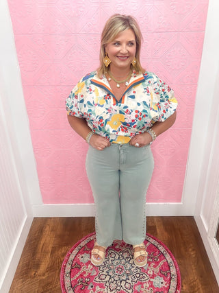 Rivet Runway Jeans | Seafoam