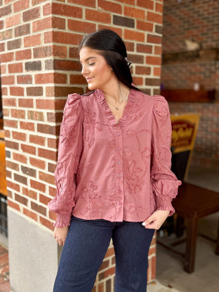 Rosette Bloom Blouse