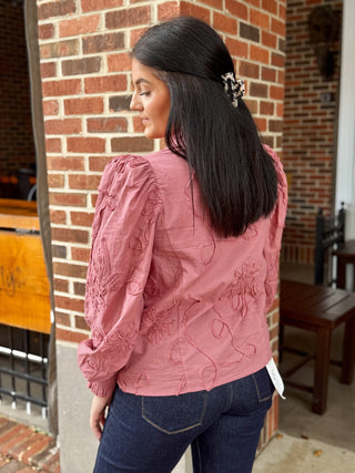 Rosette Bloom Blouse