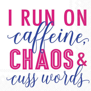 Run On Cocktail Napkins